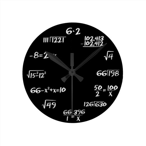 Image of Round (Large) Wall Clock Engineer Style