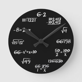 Round (Large) Wall Clock Engineer Style