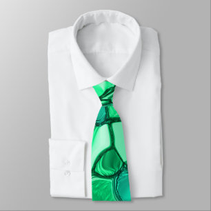 Round like stones in shades of clear green to mint tie