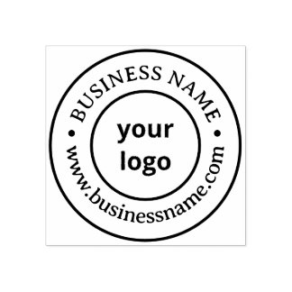 Round Logo Business Stamp