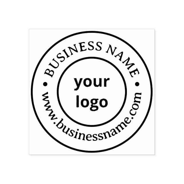Round Logo Business Stamp (Imprint)