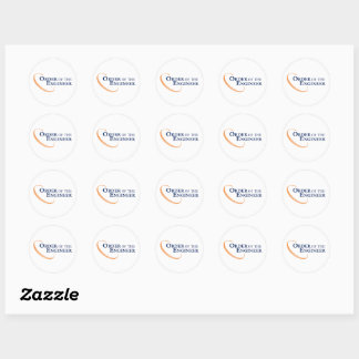 Round Logo Sticker (Sheet of 20)