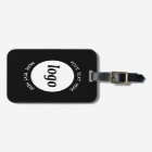 Round Logo Text Promotional Business Black