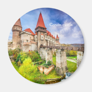 Round Magnet Corvin castle