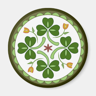 Round Magnet - Irish Good Luck Hex