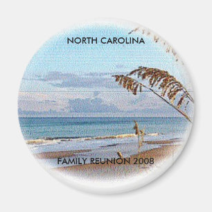 Round magnet "TOPSAIL ISLAND"