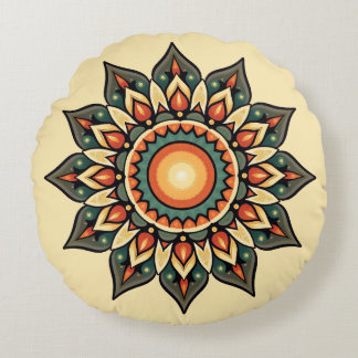 Round Mandala Cushion