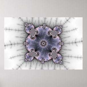 Round Mandelbrot - Fractal Poster