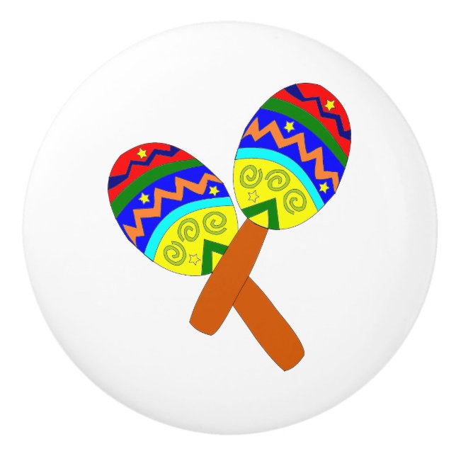 Round Maraca Drawer Pull (Front)