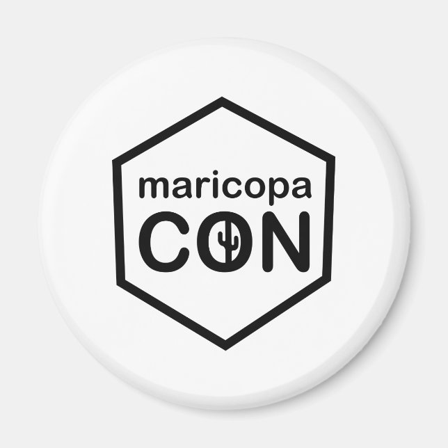Round MaricopaCon magnet (Front)