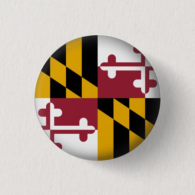 Round Maryland 3 Cm Round Badge (Front)