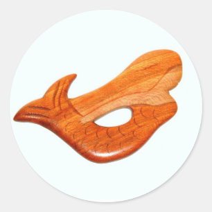 round mermaid sticker