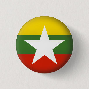 Round Myanmar 3 Cm Round Badge