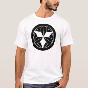 Round nine-fold bamboo leaves T-Shirt