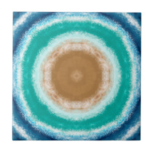 Round Ocean Waves  Tile