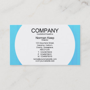 Round Panel - Blue Painted Texture Business Card