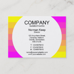 Round Panel - Colour Transition 01 Business Card