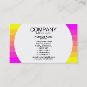 Round Panel - Colour Transition 01 Business Card