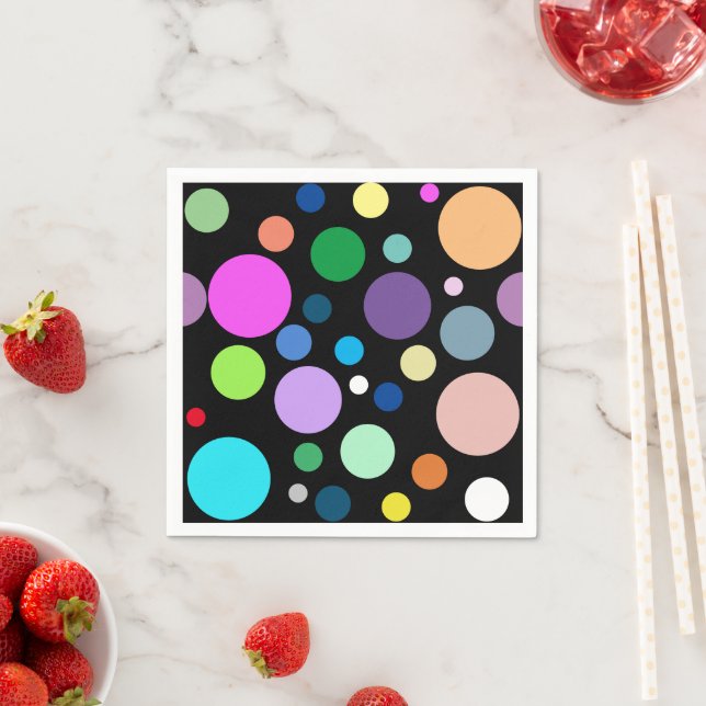 round pattern napkin (Insitu)