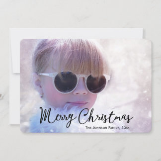 Round Personalised Christmas Cards Custom Photo