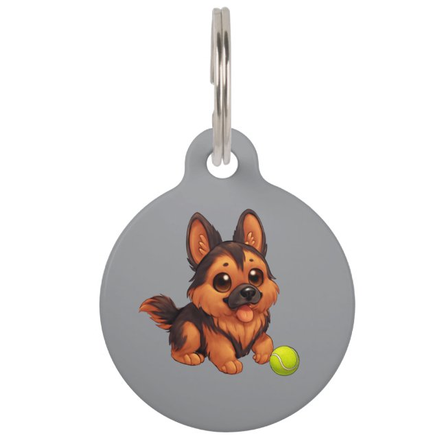 Round Pet Tag (Front)