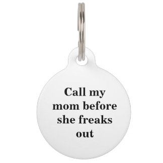Round Pet Tag