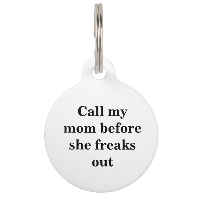 Round Pet Tag (Front)