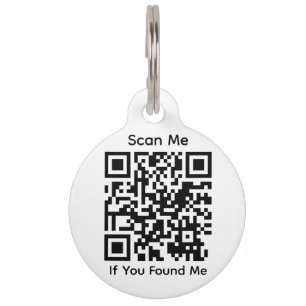 Round PetID Tag for OzWellPet App Owners
