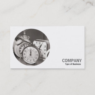 Round Photo - Alarm Clocks Business Card