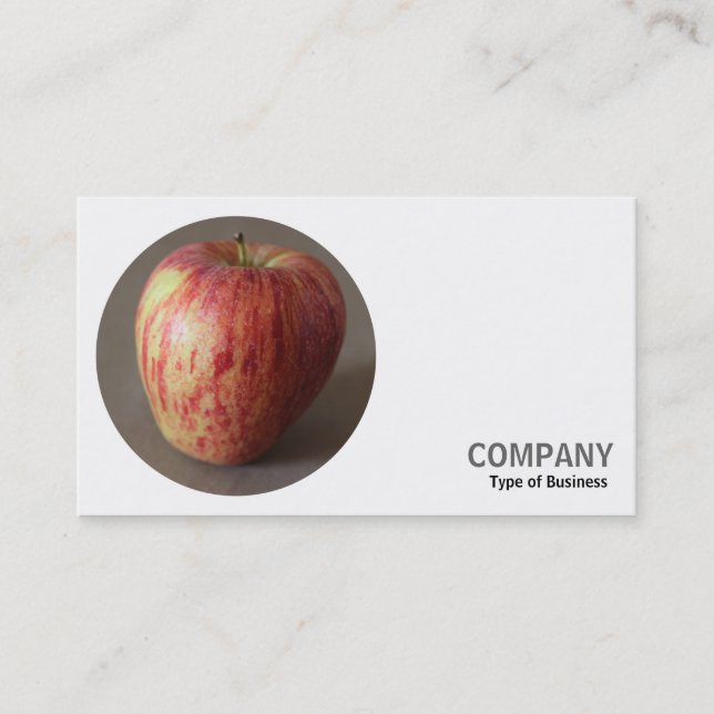 Round Photo - Apple Business Card (Front)