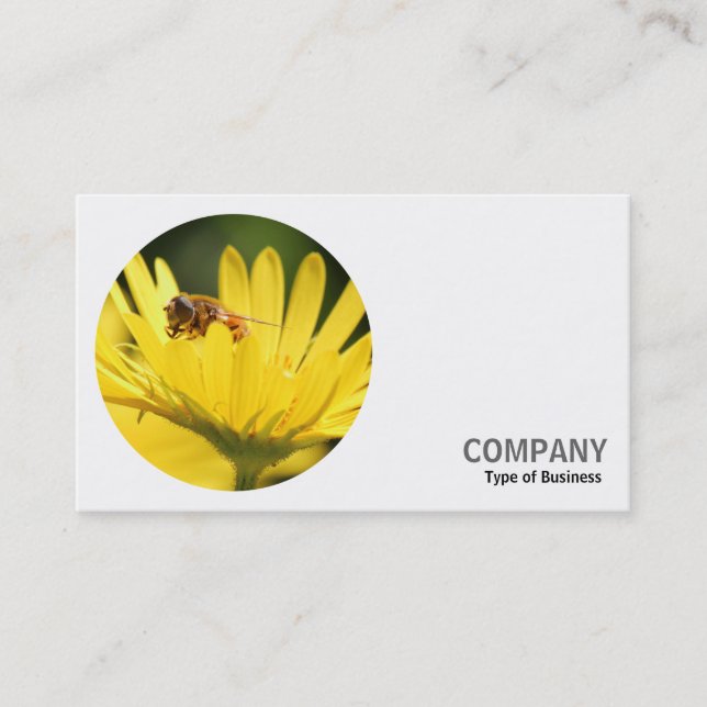 Round Photo - Busy Bee Business Card (Front)