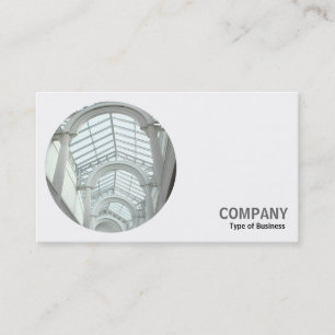 Round Photo - Glass Roof Business Card