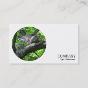 Round Photo - Watched from the Trees Business Card