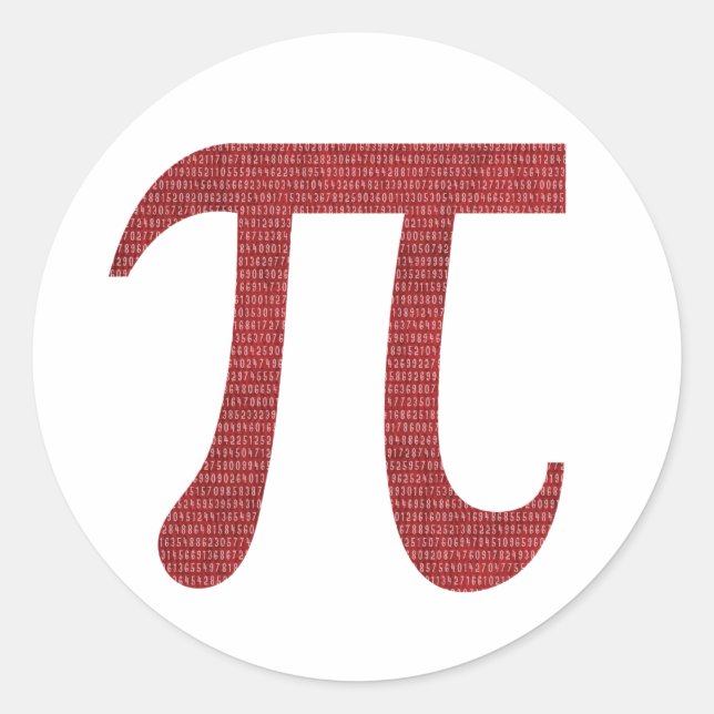 Round Pi sticker (Front)