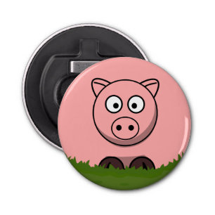 Round Pig Bottle Opener