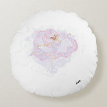 Round Pillow  :  Dancing Within The Winds