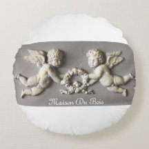 Round Pillow in our Cherub design