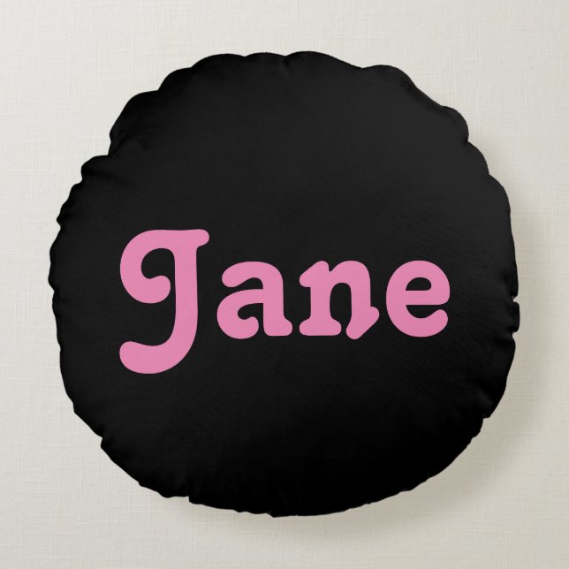 Round Pillow Jane (Front)