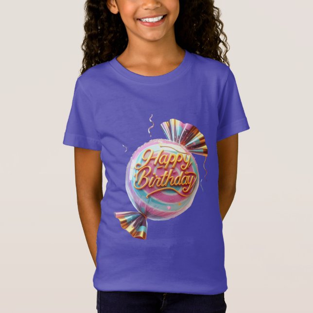  Round Pink Candy T-Shirt (Front)