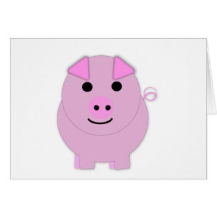 Round Pink Piggy