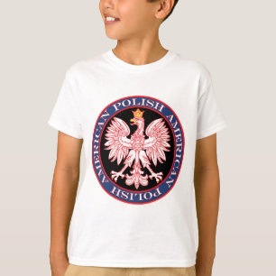 Round Polish American Eagle T-Shirt