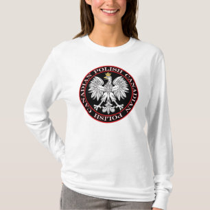 Round Polish Canadian Eagle T-Shirt
