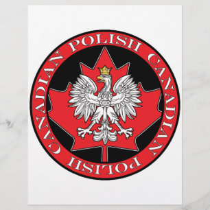 Round Polish Canadian Leaf Flyer