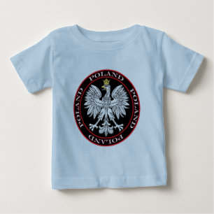 Round Polish Eagle Baby T-Shirt