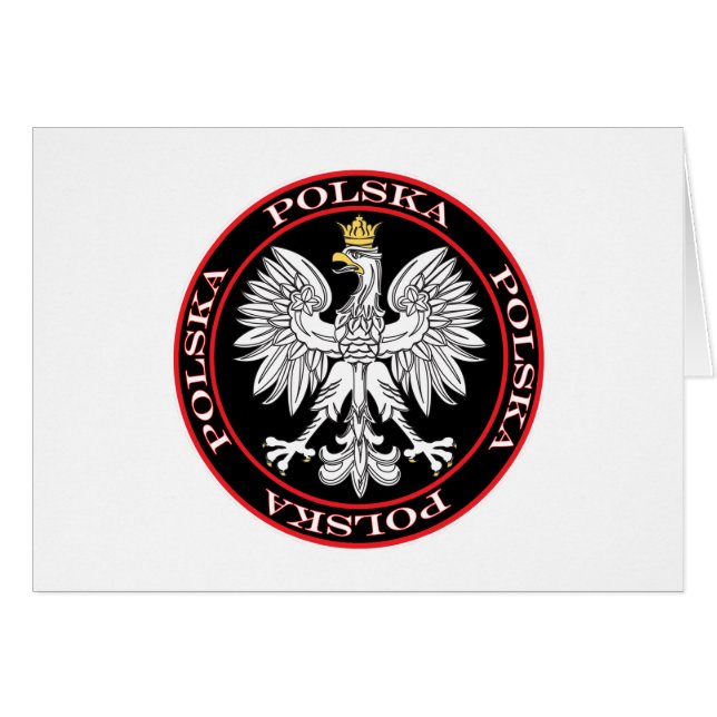 Round Polska Eagle (Front Horizontal)
