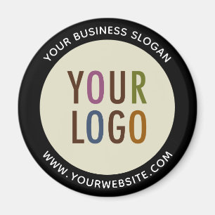 Round Promotional Fridge Magnet Your Company Logo
