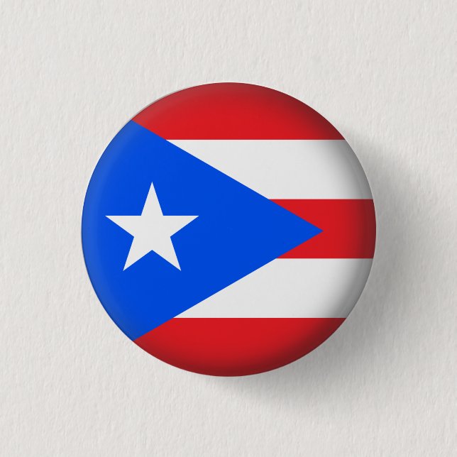 Round Puerto Rico 3 Cm Round Badge (Front)