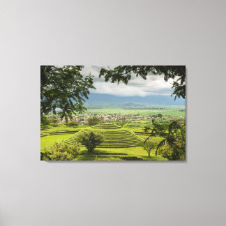Round Pyramids Ruins, Sayulita, Nayarit, Mexico Canvas Print