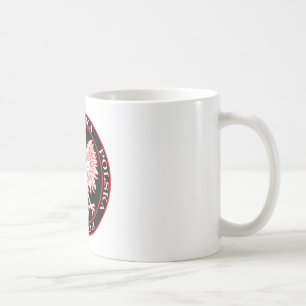Round Red Polska Eagle Coffee Mug