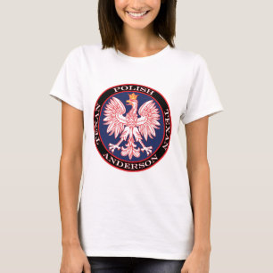 Round Red Polska Eagle T-Shirt